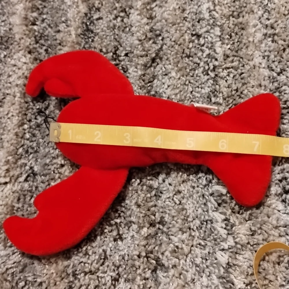 โTY Beanie Baby "Pinchers" the Red Lobster Plush - Picture 12 of 14